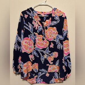 Lily Pulitzer 100% Silk Top